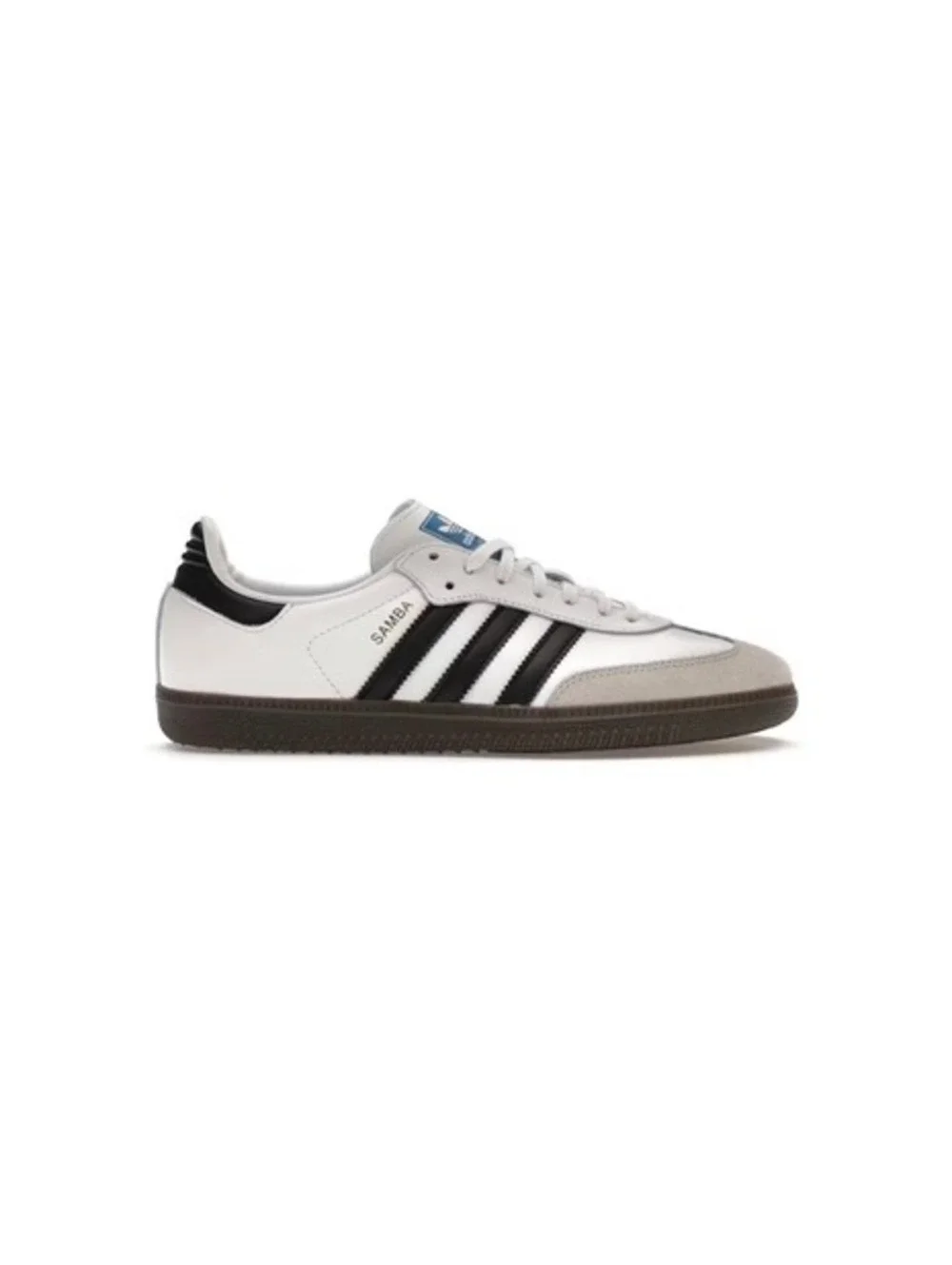 Size 5 adidas Samba OG Cloud White Core Black (GS)